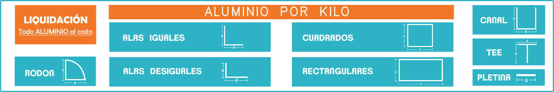 Baner_tipos_de_perfiles_aluminio-X-KILO